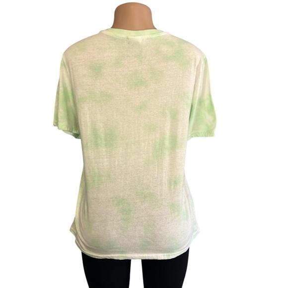 3/$30 🍂 Disney Green Tie Dye Short Sleeve Mickey Mouse Front Pocket Shirt - Picture 7 of 8